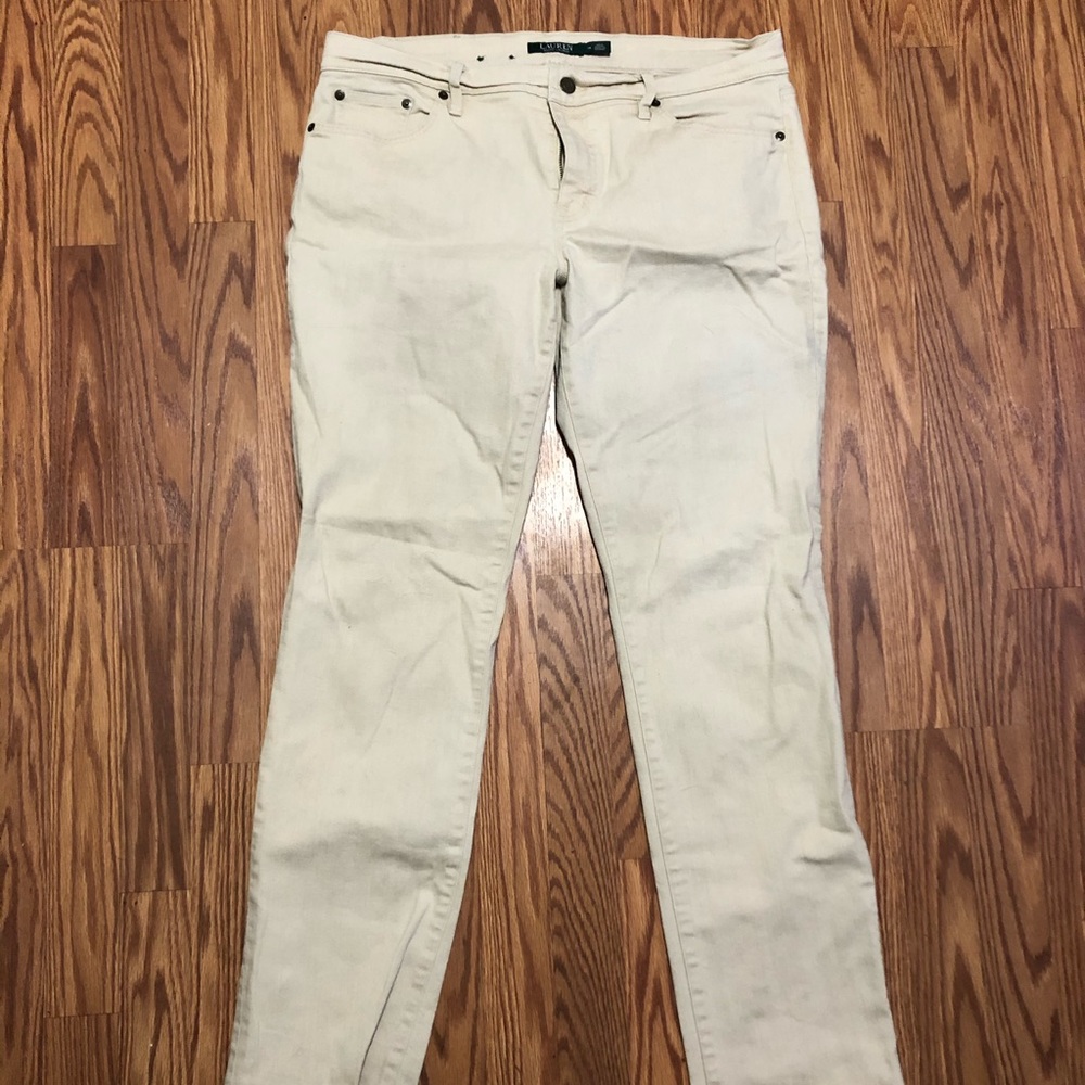 Ralph Lauren tan jeans